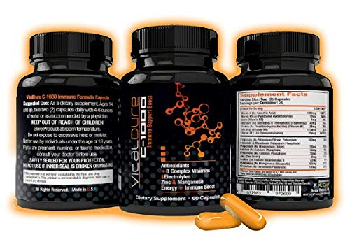 VitalDURE C1000 paquete trasero tabla nutrimental