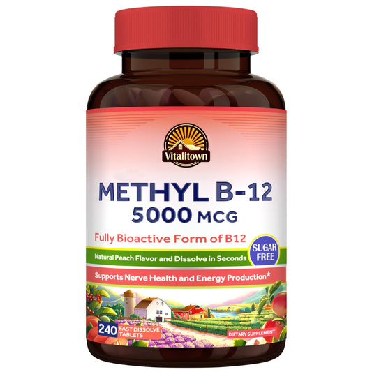 Vitalitown vitamina b12 metil b12 tabletas frasco