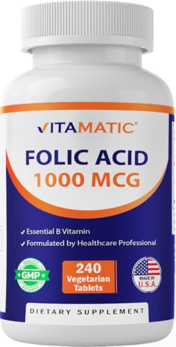 Vitamatic Ácido Fólico frasco 720 tabletas vegetarianas