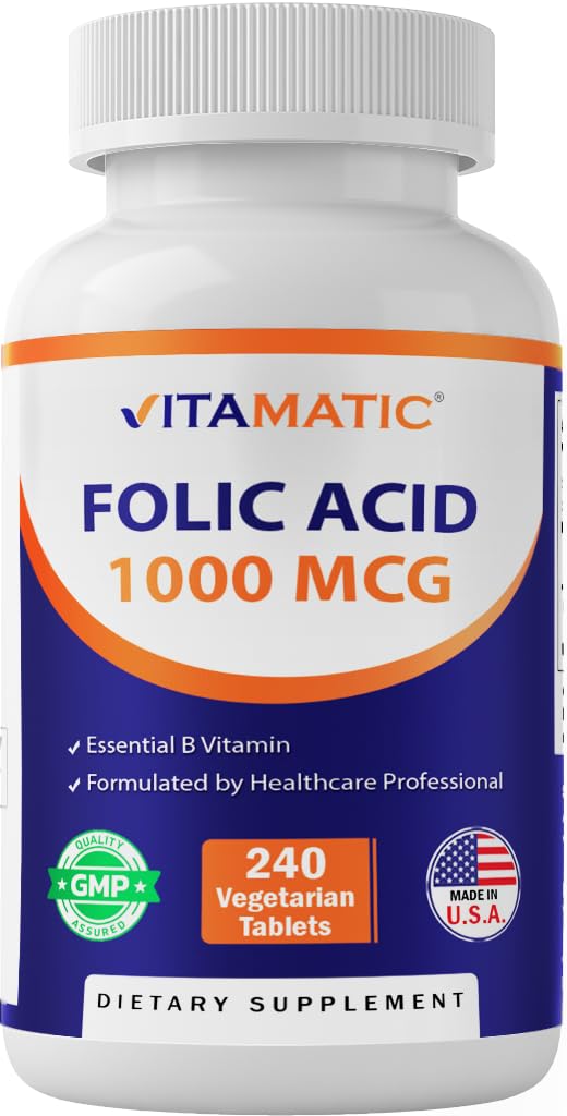 Vitamatic ácido fólico botella frontal