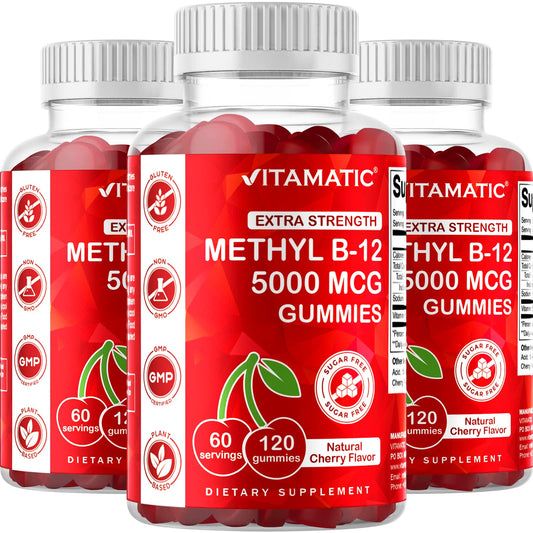 Gominolas de Vitamina B12 Vitamatic sabor cereza