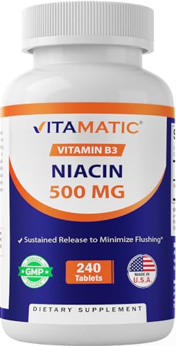 Vitamatic niacina 500mg liberación sostenida