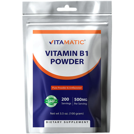 Vitamatic polvo vitamina b1 paquete 100 gramos