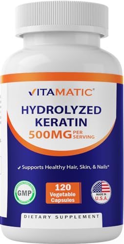 Vitamatic queratina hidrolizada suplemento para cabello piel uñas