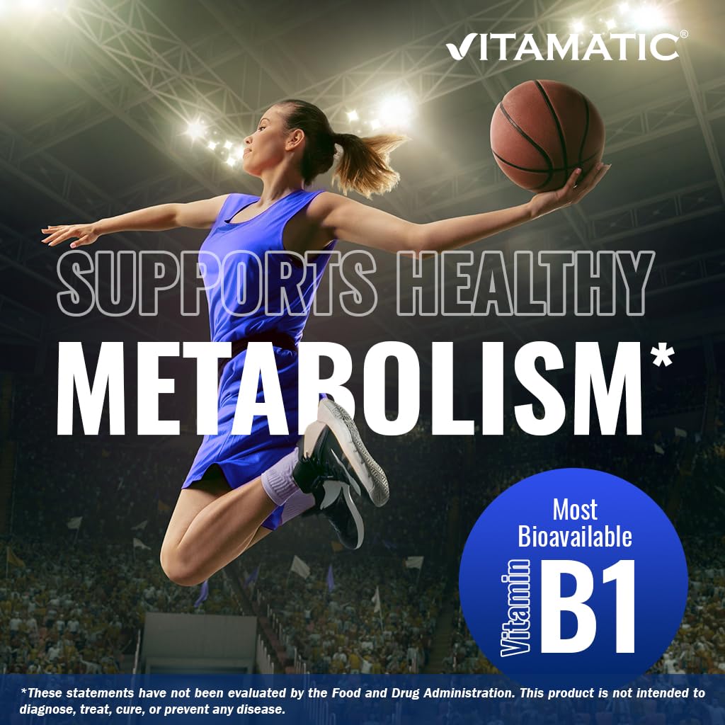 Vitamatic suplemento benfotiamina 300 mg envase lateral