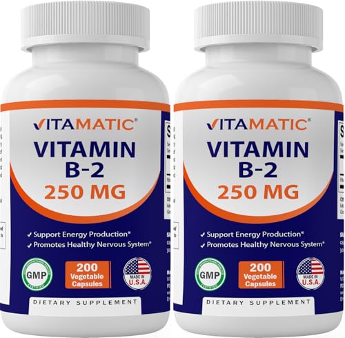 Vitamatic Vitamina B2 250 mg frasco