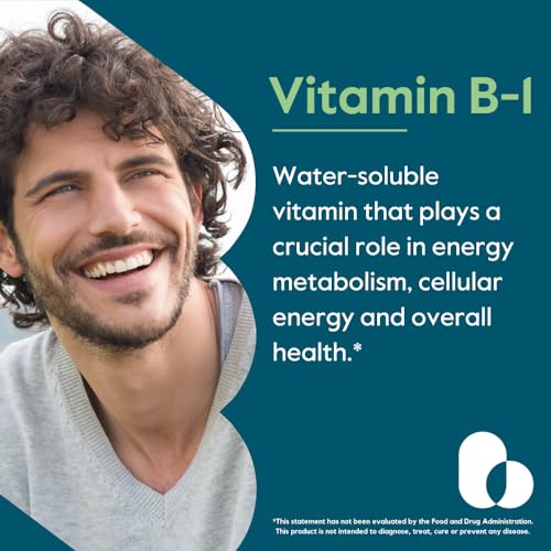 Vitamin B-1 BESTVITE 120 cápsulas sin estearatos libre de alérgenos