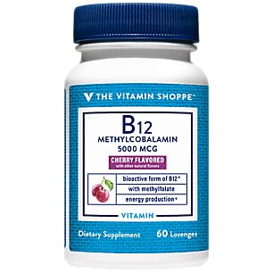 Vitamin B12 Metilcobalamina 5000mcg pastillas sabor cereza