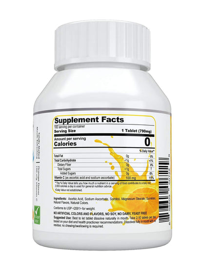 Vitamin c antioxidante y anti-envejecimiento PronuCare 100mg