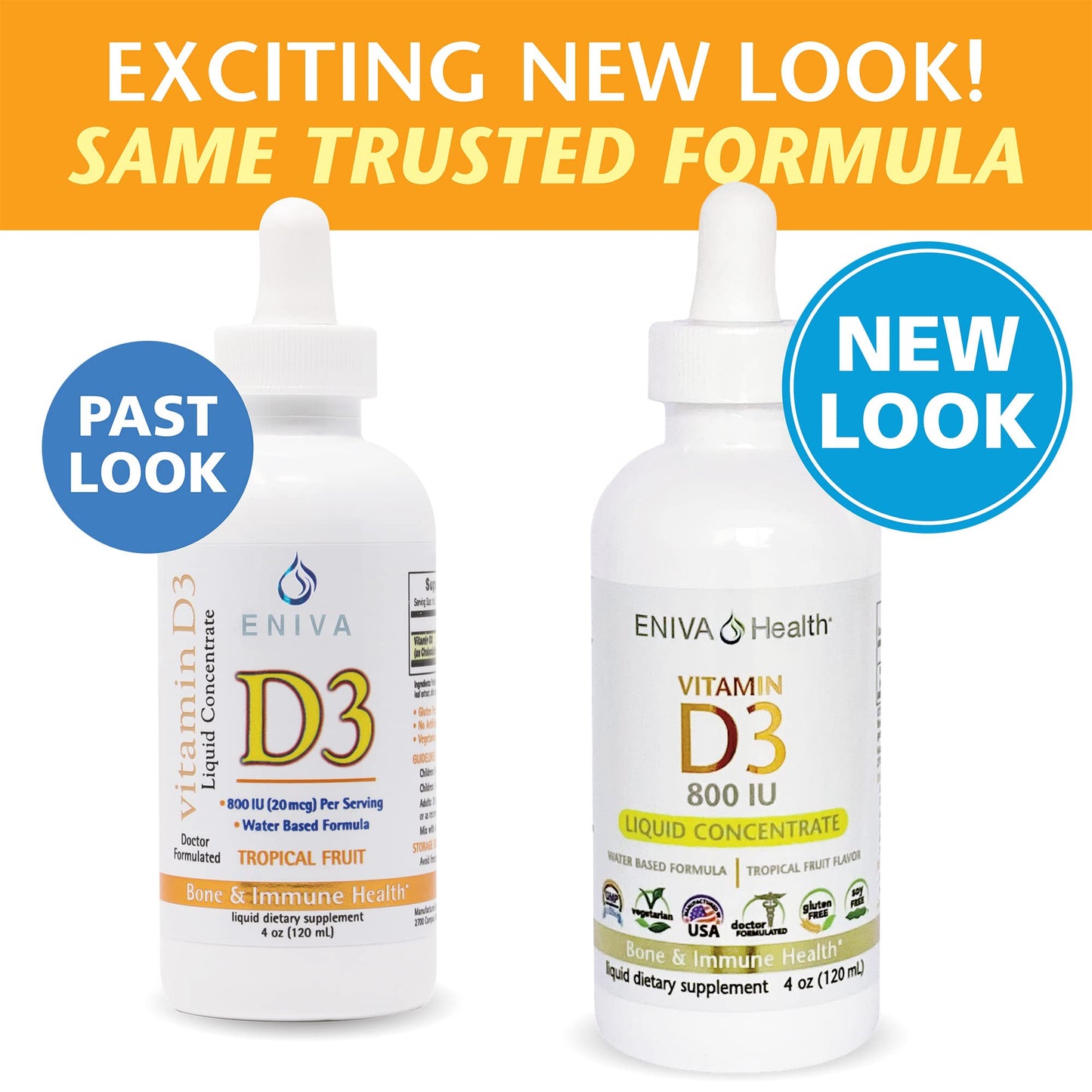 Vitamin D líquido formulado para rápida absorción