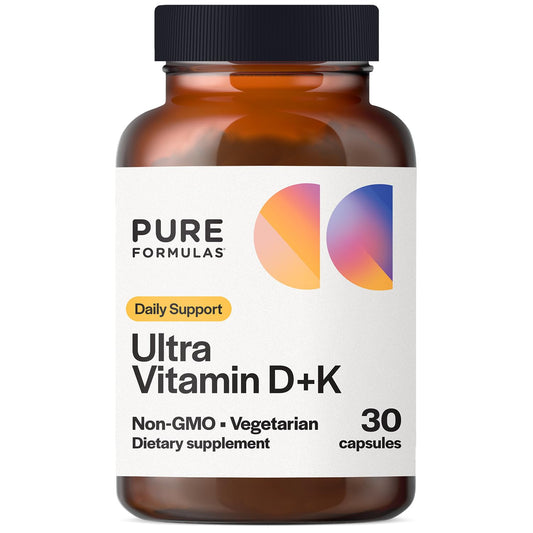 Vitamin D3 K2 suplemento 5000 ui 30 cápsulas vegetarianas sin soya