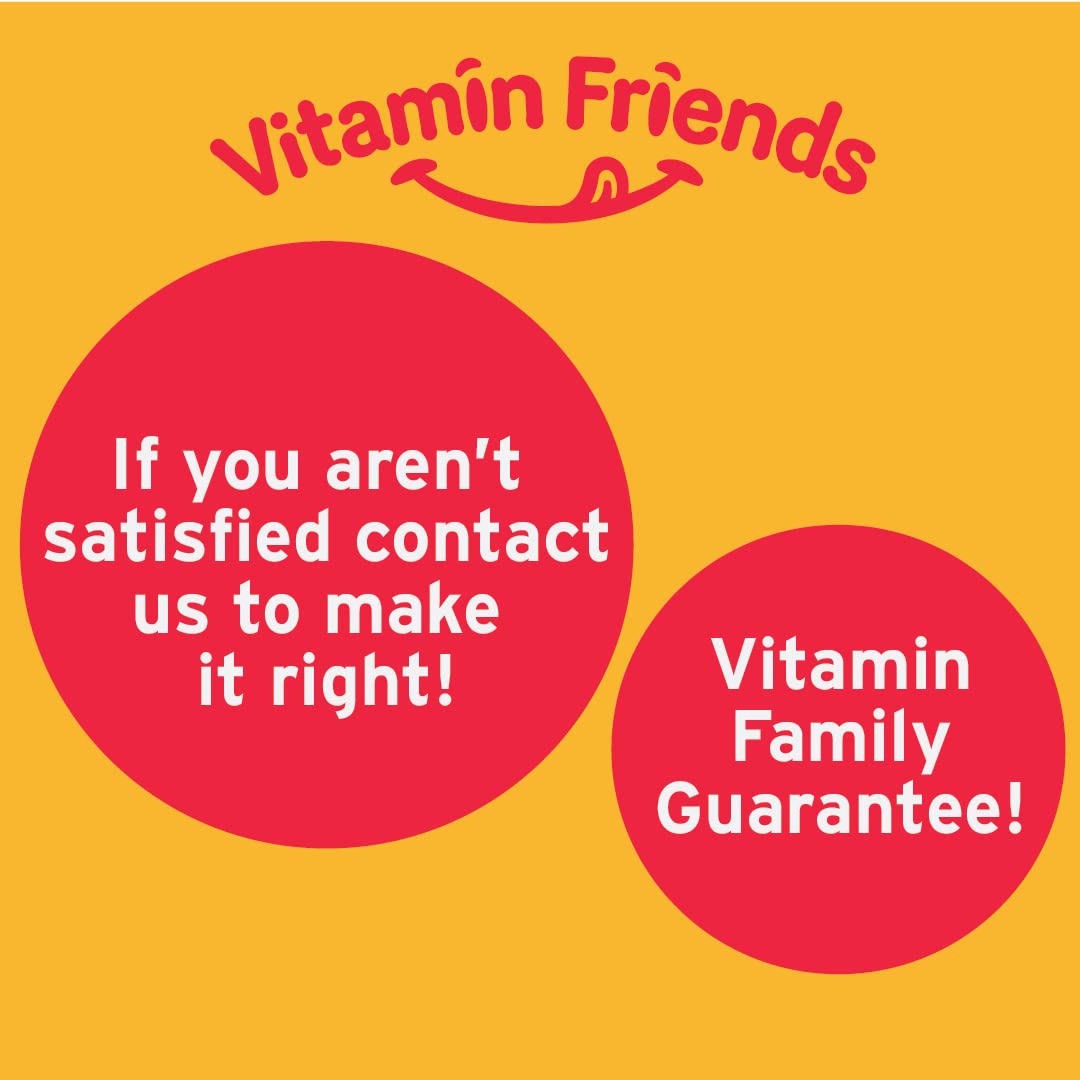 Vitamin Friends gominolas pack 60 unidades sabor naranja niños