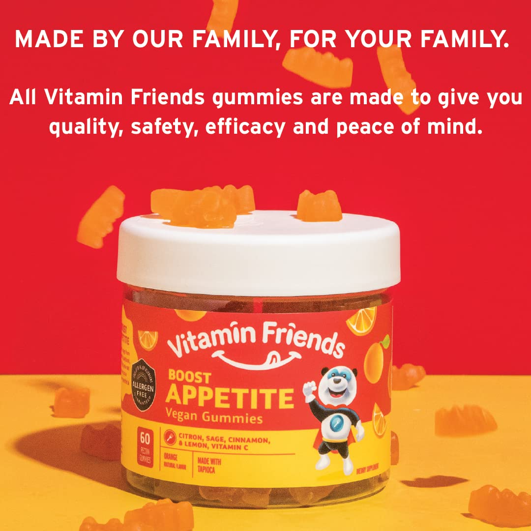 Vitamin Friends gominolas sin alérgenos niños sabor naranja