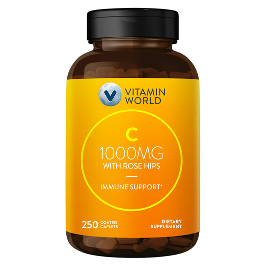 Vitamin World C-1000 mg vitamina c tabletas recubiertas 250 paquete