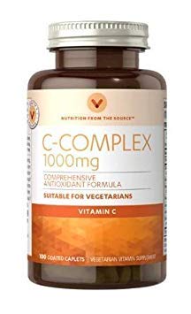 Vitamin World complejo C 1000mg antioxidante tabletas vegetarianas