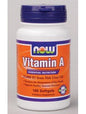 Vitamina A 25000 UI cápsulas blandas Now Foods paquete de 2