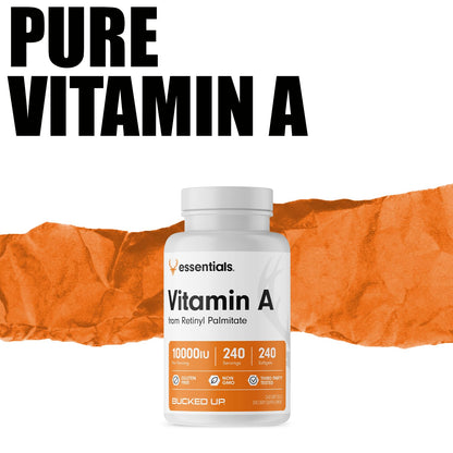 Vitamin A Bucked Up Essentials envase 240 softgeles