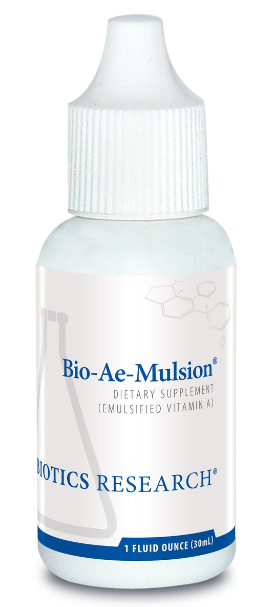 Vitamina A emulsión Bio Ae Biotics Research soporte inmunidad y visión