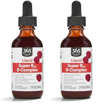 botellas de vitamina b complejo 365 por whole foods market 2 fl oz