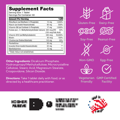 Vitamina B complex Zahler con sistema de liberación de dos etapas