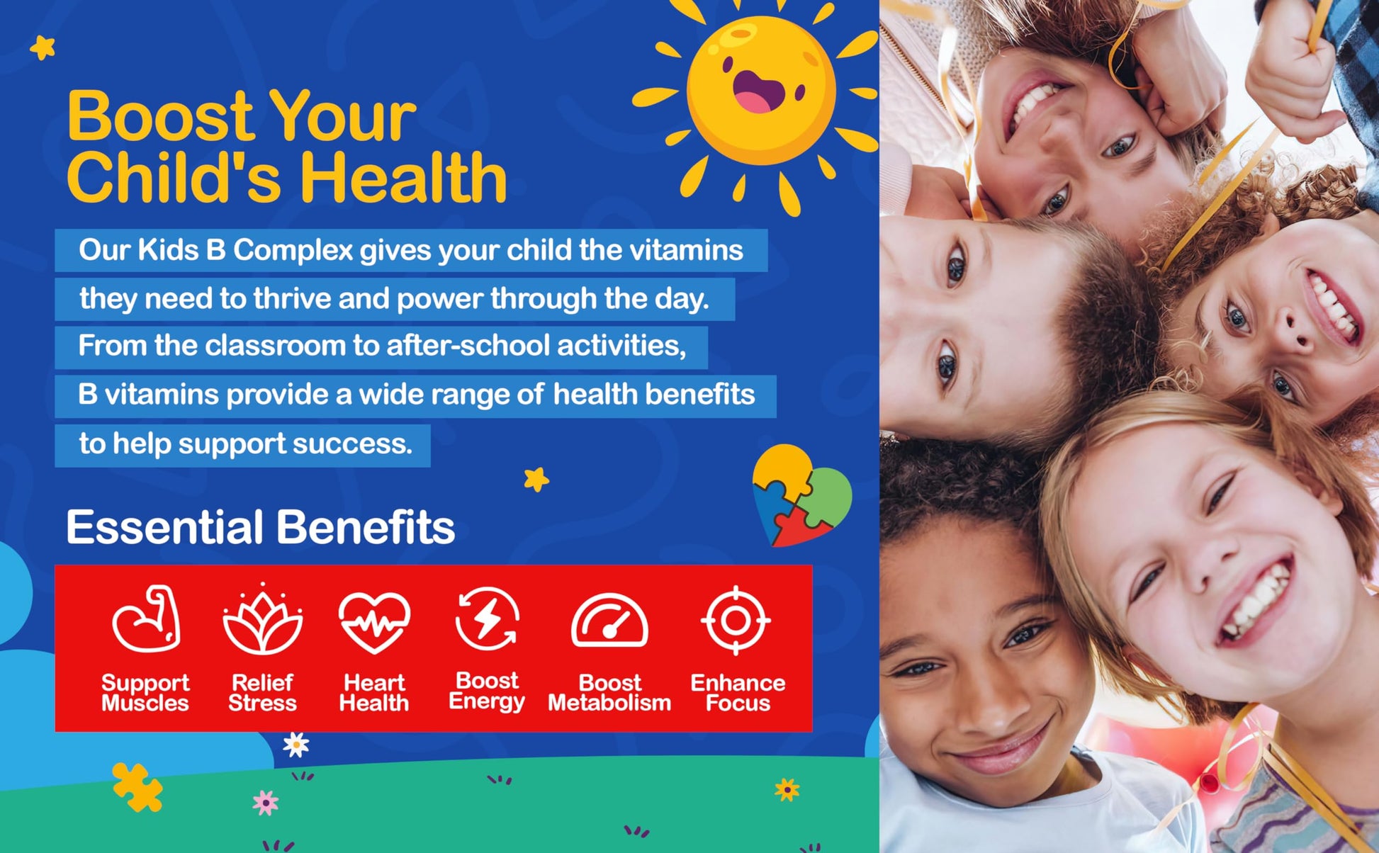 Vitamina b líquida para niños con necesidad especial autismo