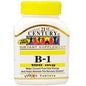 Vitamina B-1 100 mg 21st Century frasco tabletas