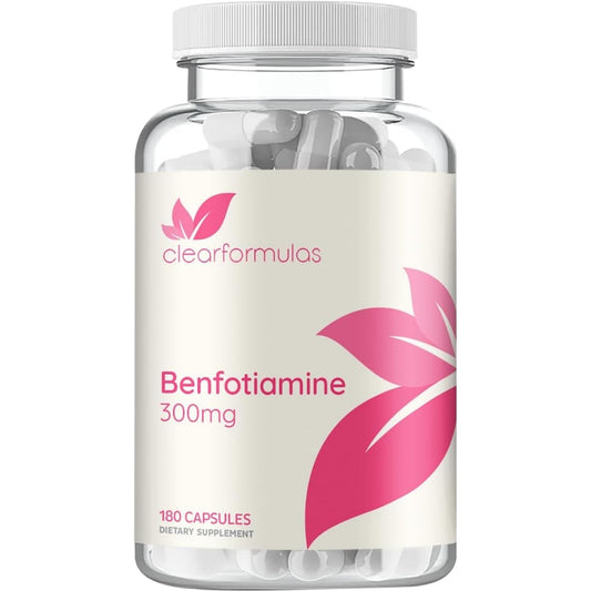 Vitamina B1 benfotiamina ClearFormulas 300mg 180 cápsulas