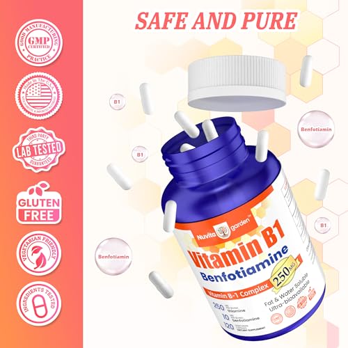 Vitamina B1 y benfotiamina de NuvitaGarden.