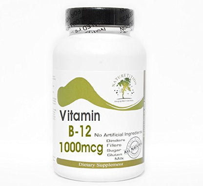 Vitaminas B-12 1000mcg Naturetition 200 cápsulas botella