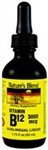 Vitaminas B-12 3000 mcg gotas sublinguales Nature's Blend 1.75 oz