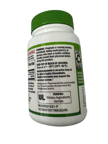 Vitamina B12 5000 mcg para energía