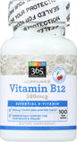 Vitamina B12 500 mcg pastillas para chupar 100 unidades 365 Everyday Value