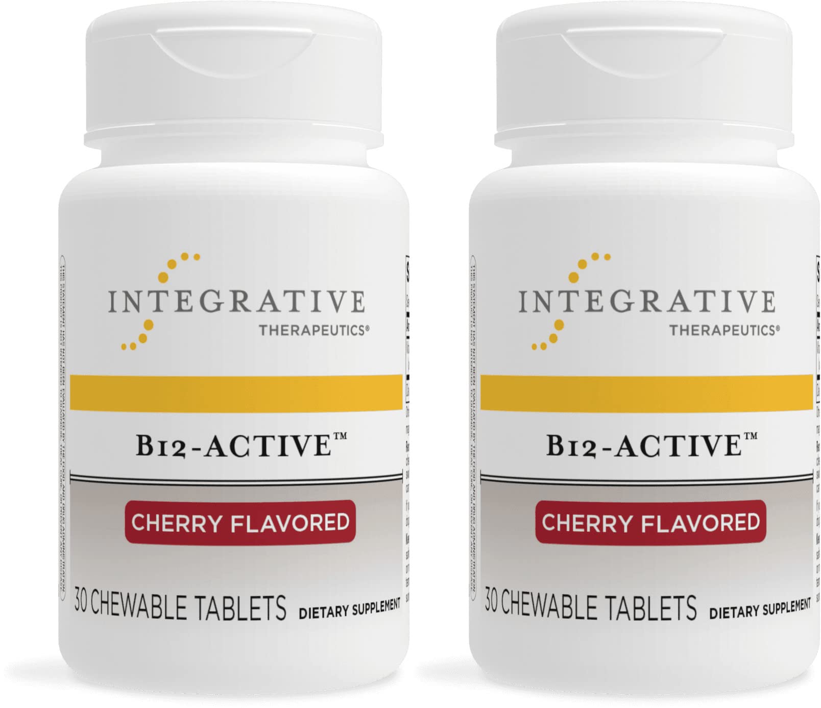 Vitamin B12 Integrative Therapeutics tabletas masticables sabor cereza paquete 2