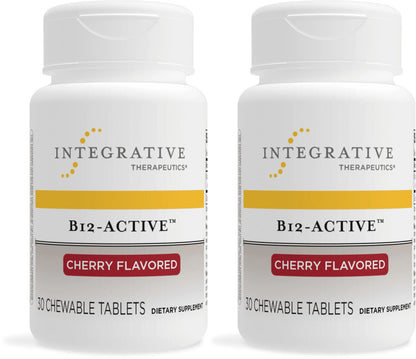 Vitamin B12 Integrative Therapeutics tabletas masticables sabor cereza paquete 2