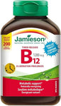 Vitamina b12 jamieson 1200mcg liberación prolongada botella