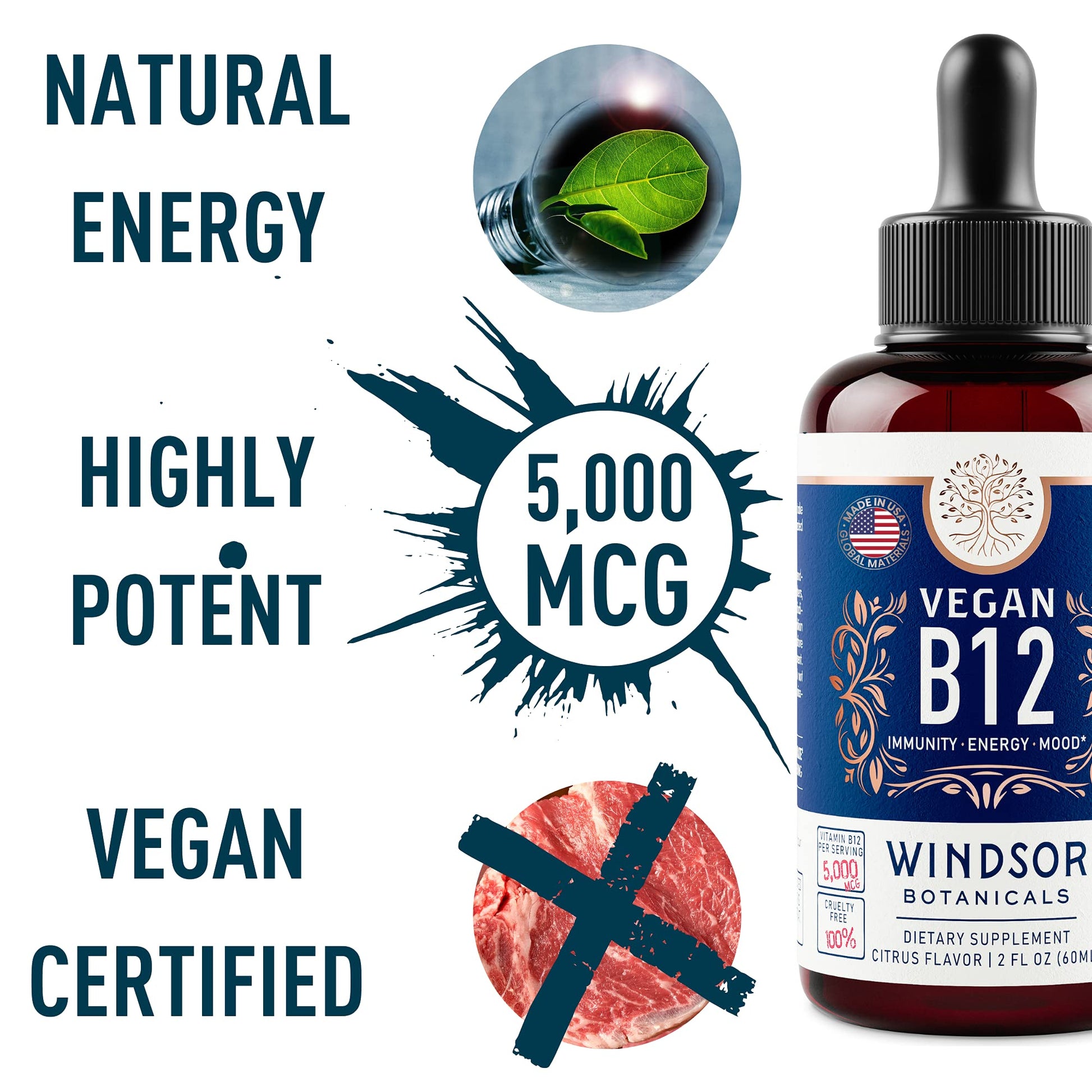 Vitamina B12 líquida metilcobalamina sublingual envase rojo