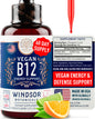 Vitamina B12 líquida vegana gotas 2oz envase rojo
