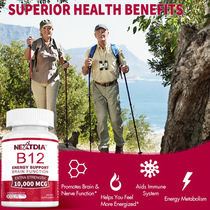 Vitamina B12 metilcobalamina 10000 mcg Nextdia