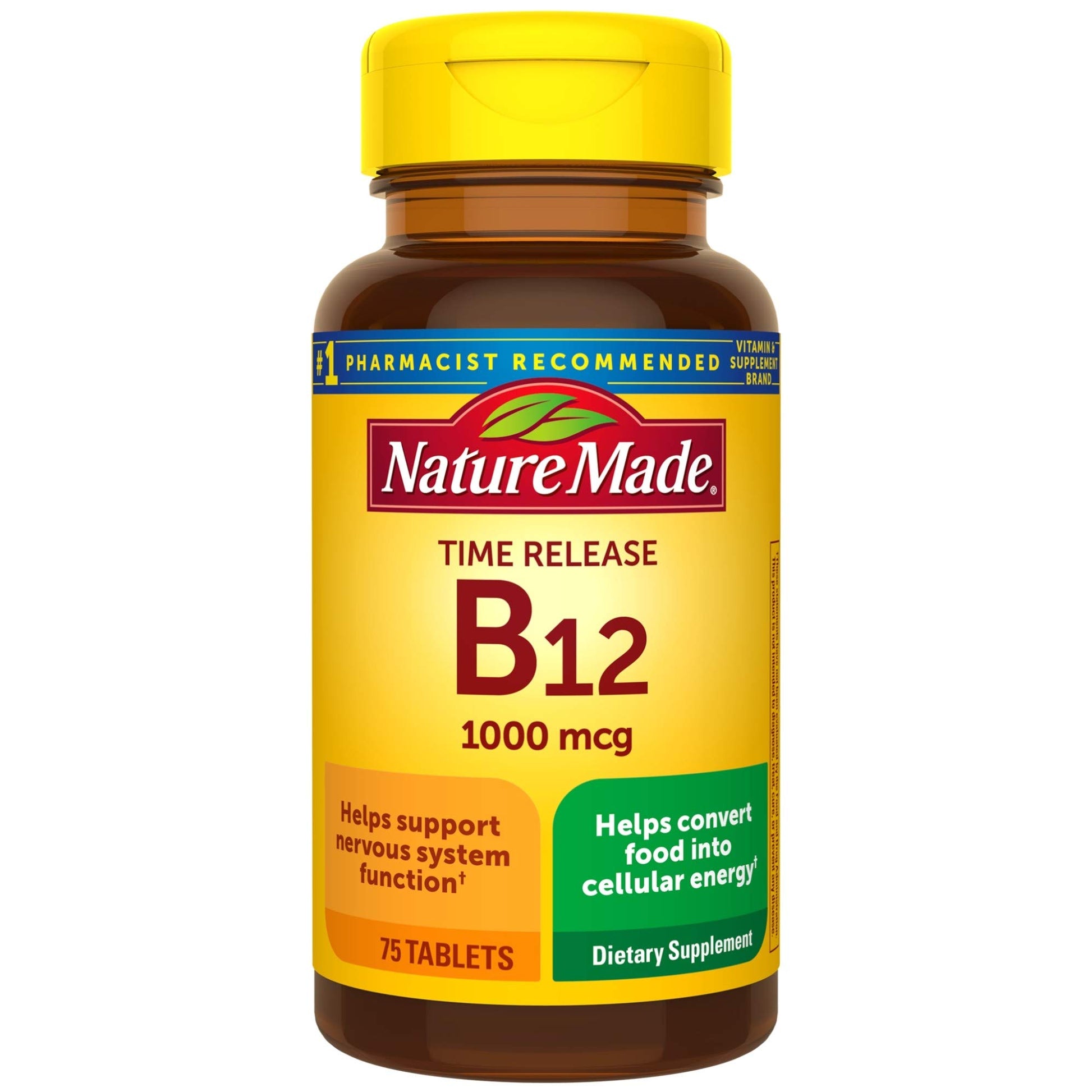 Vitamina B12 de Nature Made 1000 mcg 75 tabletas