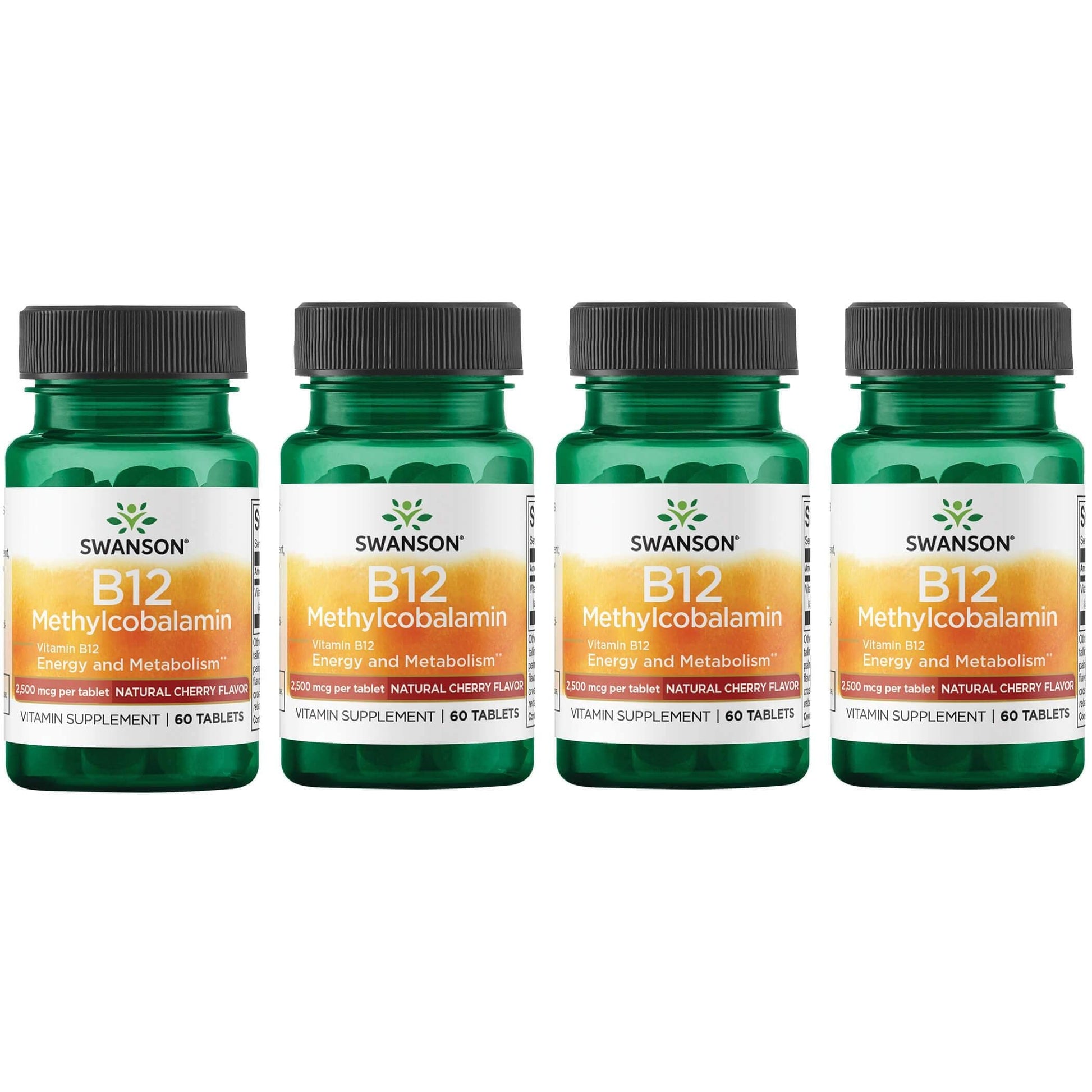 Vitamina B12 Swanson con sabor cereza negra