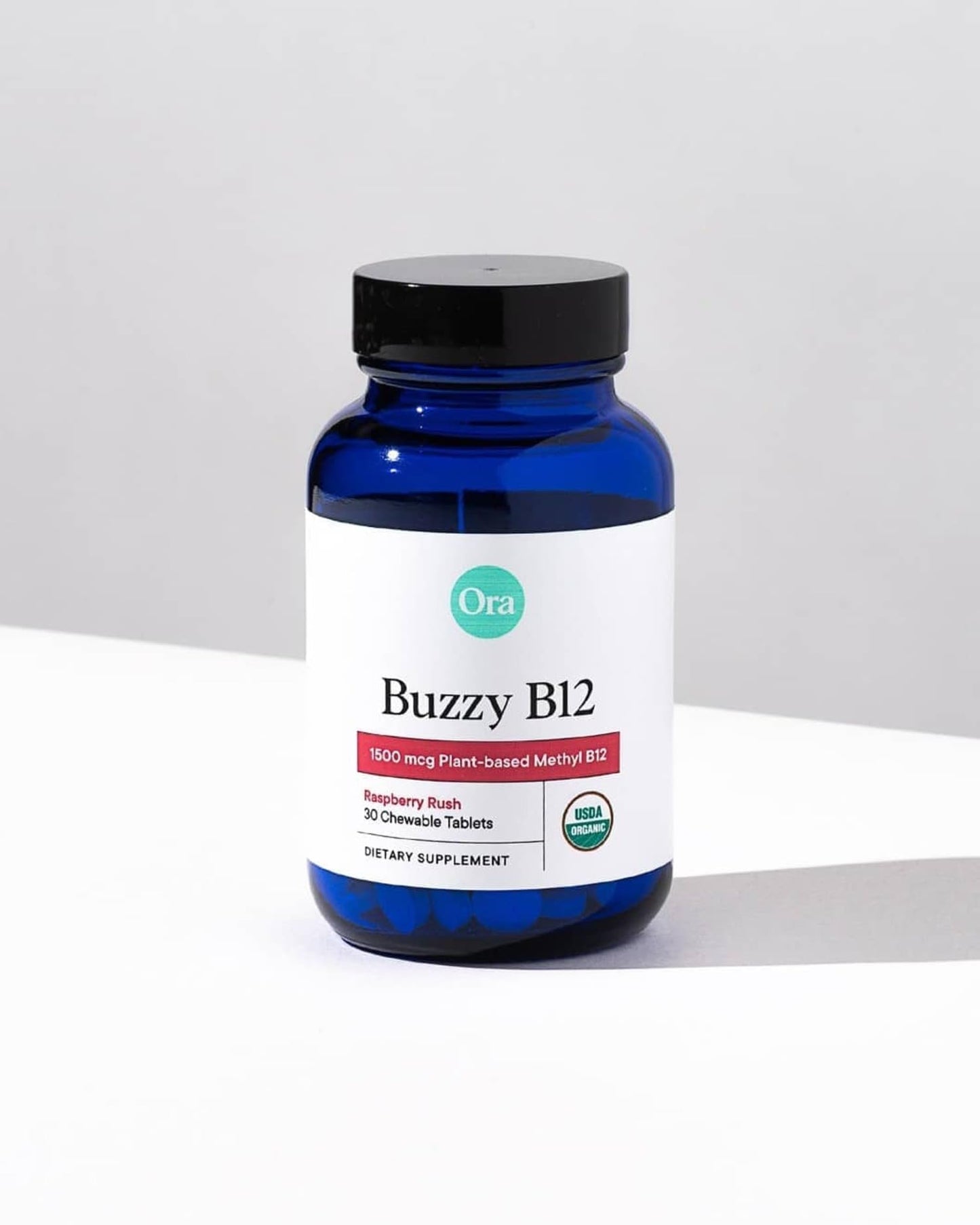 Vitamina B12 vegana y orgánica Ora Organic 1500mcg
