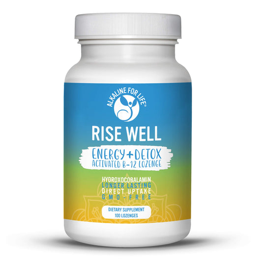 Vitamina B12 vegana Rise Well sublingual 2000 mcg paquete 100 pastillas