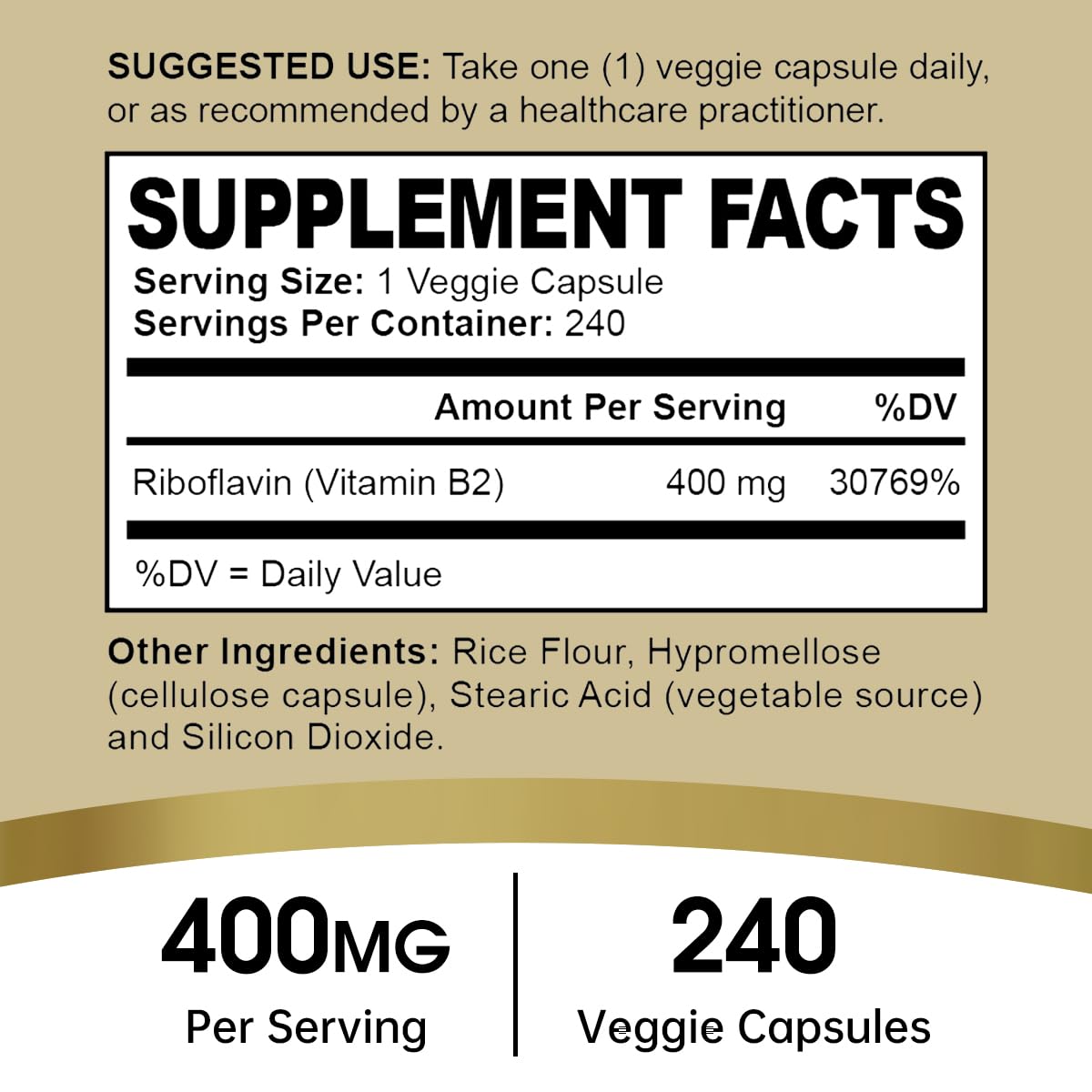 Vitamina B2 oppuland para energía y salud celular