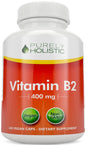 Vitamina B2 Purely Holistic 400mg cápsulas veganas