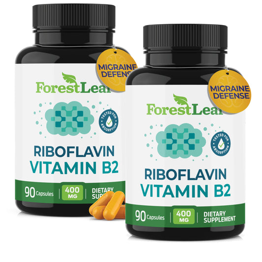Vitamina B2 Riboflavina 400mg cápsulas vegetales 90 unidad pack
