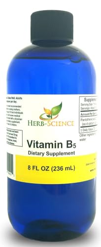 botella de vitamina b5 líquida herb-science 192 dosis