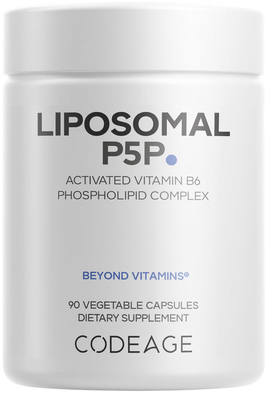 Vitamina B6 Liposomal Codeage botella 90 cápsulas