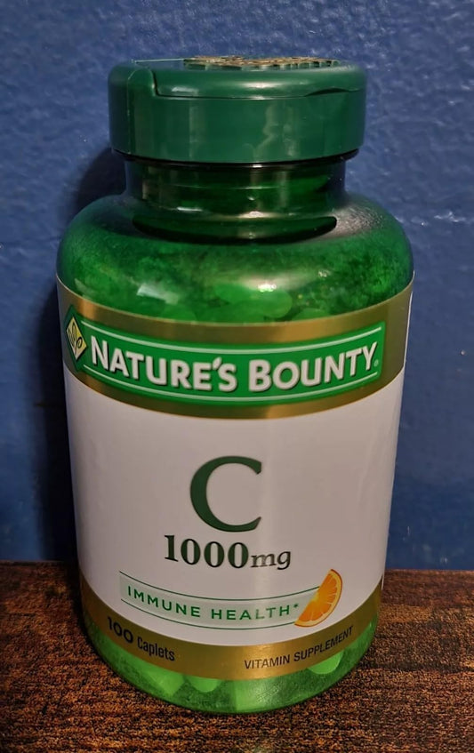Botella de vitamina C 1000 mg de Nature's Bounty 100 tabletas