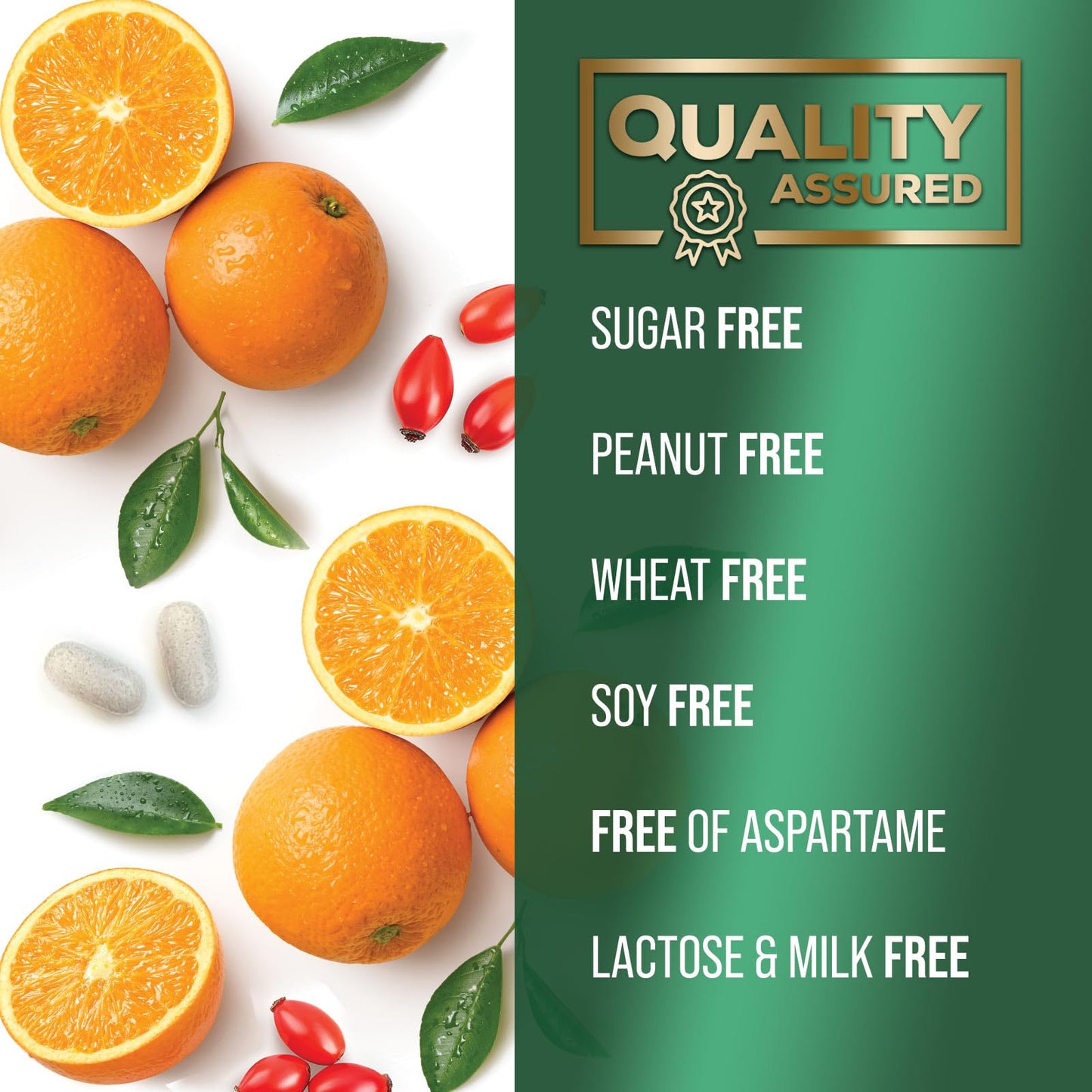 Vitamin C 1000mg suplemento para adultos y niños masticable
