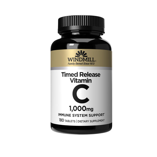 Vitamina C 1,000mg Windmill con escaramujo y bioflavonoides